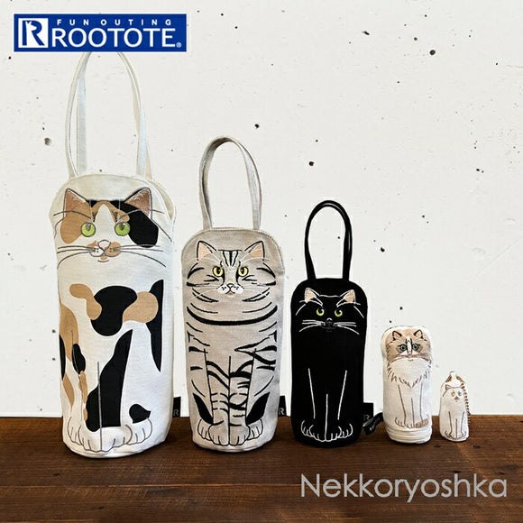 ルートート 猫 1297 通販 ROOTOTE トートバッグ トートバック ミニトートバッグ レディース キッズ アニマルリョーシカ ネコ ねこ ネコリョーシカーA 軽量 軽い 撥水 おしゃれ シンプル