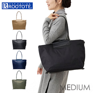 ルートート トートバッグ 1300 通販 ROOTOTE トートバック トート バッグ 大きめ A4 通勤 通学 ビジネス レディース ファスナー付き MIDIUM ミディアム アンプロアーA 軽量 軽い 撥水