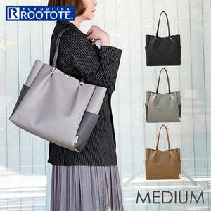 ルートート トートバッグ ROOTOTE 1329 通販 トートバック レディース 大きめ A4 きれいめ 上品 通勤 通学 ビジネス フォーマル 軽量 軽い 自立 おしゃれ 肩掛け MEDIUM ROOWORK