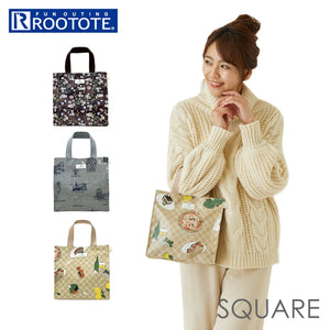 ルートート トートバッグ ROOTOTE 1352 通販 ラミネート トート レディース 小さめ 撥水 はっ水 軽量 軽い 通勤 通学 サブバッグ ミニトート ランチバッグ 目隠し布付き マチあり マチ広