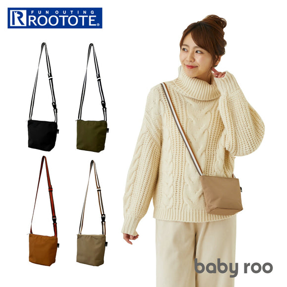 ルートート ショルダー ROOTOTE 1363 通販 レディース 斜めがけ 大人 小さめ 軽量 軽い ミニショルダーバッグ 無地 シンプル ファスナー スポーツ 観戦 アウトドア キャンプ 旅行