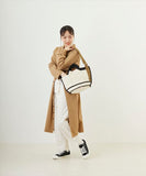 ルートート デリ ROOTOTE 1369 通販 トートバッグ 小さめ 2way ショルダー DELI レディース ショルダーバッグ 斜めがけ 軽量 軽い マチあり マチ広 丸型 底マチ 綿 コットン バイカラー