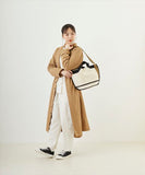 ルートート デリ ROOTOTE 1369 通販 トートバッグ 小さめ 2way ショルダー DELI レディース ショルダーバッグ 斜めがけ 軽量 軽い マチあり マチ広 丸型 底マチ 綿 コットン バイカラー