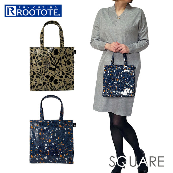 ルートート トートバッグ ROOTOTE 1381 通販 ラミネート トート レディース 大きめ 撥水 はっ水 軽量 軽い 通勤 通学 サブバッグ ミニトート ランチバッグ 目隠し布付き マチあり マチ広