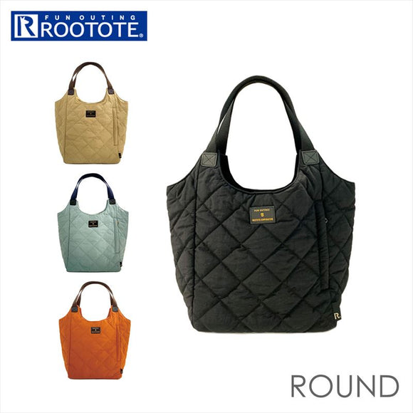 ルートート トートバッグ ROOTOTE 1469 通販 ラウンド ROUND トートバック トート バッグ バック レディース 軽量 軽い 通勤 通学 自立 仕切り 仕分け おしゃれ シンプル 撥水 はっ水