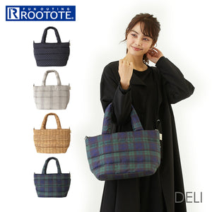 ルートート トートバッグ 通販 ROOTOTE デリ DELI レディース 通勤 通学 大容量 A4 おしゃれ シンプル 大人 かわいい カジュアル ナチュラル ファスナー 軽量 軽い ハンドウォーマー