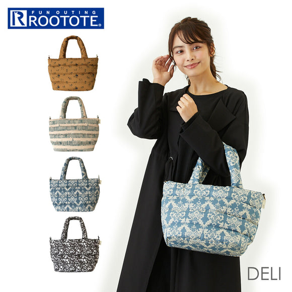 ルートート トートバッグ 通販 ROOTOTE デリ DELI レディース 通勤 通学 大容量 A4 おしゃれ シンプル 大人 かわいい カジュアル ナチュラル ファスナー 軽量 軽い ハンドウォーマー