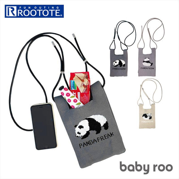 ルートート ミニショルダー ROOTOTE 2531 通販 CJ.ベビールー.knit.Panda-A スマホショルダー ポシェット ショルダーバッグ 斜めがけ ミニバッグ ショルダー 斜め掛け ミニバック