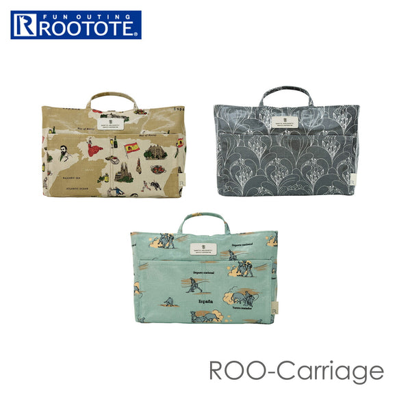 ルートート バッグインバッグ 3062 通販 ROOTOTE ラミネート バックインバック バックインバッグ ルーキャリッジ ROO-Carriage バッグオーガナイザー ミニトートバッグ 撥水 はっ水