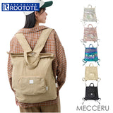 rootote リュック ルートート 3590 通販 トートバッグ 2way 折りたたみバッグ 折りたたみリュック エコバッグ サブバッグ 旅行 折りたたみ MECCERU メッケル 軽量 丈夫 レディース