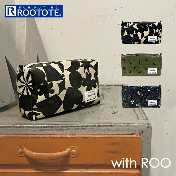 ルートート ラミネート ROOTOTE 3604 通販 ポーチ 化粧ポーチ 小物入れ メイクポーチ コスメポーチ ペンケース レディース 大人 かわいい おしゃれ 撥水 はっ水 軽量 軽い 旅行 シンプル