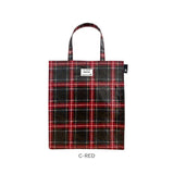 ルートート ラミネート ROOTOTE 3605 通販 トートバッグ トートバック 手提げバッグ レッスンバッグ 大きめ A4 大容量 通勤 通学 軽量 軽い 撥水 チェック柄 A-quatre アーキャトル