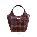 ルートート ラミネート ROOTOTE 3607 通販 トートバッグ トートバック 肩掛けバッグ マチありマチ広め レディース 大きめ A4 大容量 通勤 通学 軽量 軽い 撥水 チェック柄 シンプル