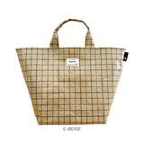 ルートート ラミネート ROOTOTE 3608 通販 トートバッグ トートバック 横型 舟形 ランチトートバッグ サブバッグ レディース 小さめ 通勤 通学 軽量 軽い 撥水 チェック柄 シンプル