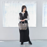 ルートート ラミネート ROOTOTE 3608 通販 トートバッグ トートバック 横型 舟形 ランチトートバッグ サブバッグ レディース 小さめ 通勤 通学 軽量 軽い 撥水 チェック柄 シンプル