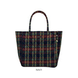 ROOTOTE ルートート トートバッグ 3618 通販 トートバック 肩掛けバッグ レッスンバッグ 大容量 通勤 通学 DELI デリ CHECK QUILT チェックキルト キルティング タータンチェック