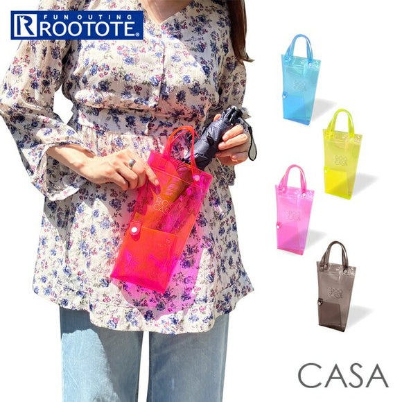 ルートート 傘入れ ROOTOTE 3629 通販 傘ケース 折りたたみ トートバッグ 折りたたみ傘 ケース 折り畳み傘 カバー ビニールバッグ ミニ レディース かわいい おでかけ 小さめ 通学 通勤