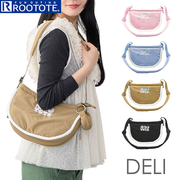 ルートート ショルダーバッグ ROOTOTE 3641 通販 ショルダーバック 斜めがけバッグ 肩掛けバッグ 通勤 サブバッグ ポーチ付き 軽量 軽い 小さめ 横型 大人 かわいい おしゃれ 旅行 可愛い