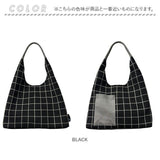 ROOTOTE ルートート トートバッグ 3660 通販 トートバック 肩掛けバッグ ニットバッグ 通勤 通学 大きめ A4 肩掛け ROUND ラウンド おしゃれ かわいい チェック柄 シンプル きれいめ