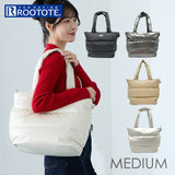 ROOTOTE ルートート トートバッグ 3682 通販 肩掛けバッグ 大きめ A4 通勤 通学 大容量 軽量 軽い ファスナー付き MEDIUM FEATHER ROO フェザールー ふわふわ ダブルファスナー おしゃれ