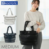 ROOTOTE ルートート トートバッグ 3685 通販 肩掛けバッグ 大きめ A4 通勤 通学 大容量 軽量 軽い ファスナー付き MEDIUM FEATHER ROO フェザールー ふわふわ ダブルファスナー おしゃれ
