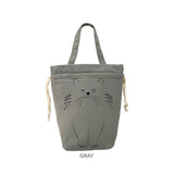 ルートート 保冷バッグ 通販 ROOTOTE 6424 トートバッグ トートバック 小さめ 巾着 洗濯機で洗える 軽量 軽い 保冷バック 簡易保冷 おしゃれ かわいい 猫 Thermo-Keeper サーモキーパー