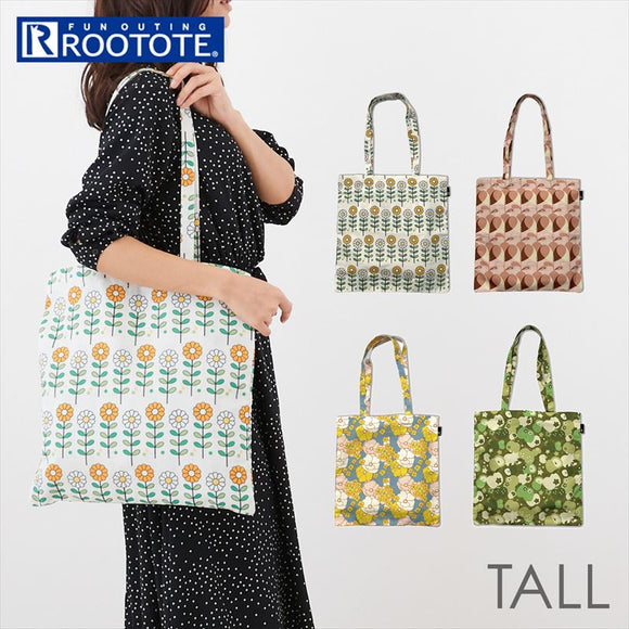 ルートート エコバッグ ROOTOTE 6452 通販 RO.トール.フラット.レトロ-A トートバッグ エコバック トートバック サブバッグ コンパクト サブバック レッスンバッグ レディース a4 縦型