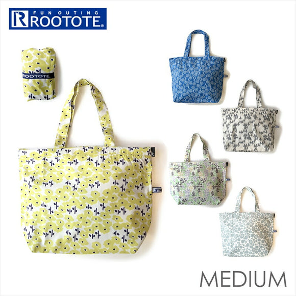 ルートート トートバッグ ROOTOTE 6494 通販 ミディアム MEDIUM エコバッグ 大容量 ファスナー 折りたたみ コンパクト 洗える 洗濯機 軽量 軽い 通勤 通学 保育園 サブバッグ おしゃれ