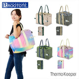 ROOTOTE エコバッグ ルートート 6498 通販 保冷バッグ 保冷バック 大容量 巾着 GRANDE グランデ THERMO KEEPER サーモキーパー レジカゴ 保冷 バッグ レジかご 肩掛け トート 折りたたみ