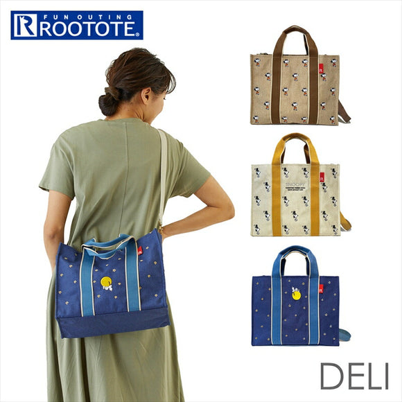 ルートート スヌーピー ROOTOTE 8231 通販 トートバッグ レディース 大きめ デリ DELI A4 横 自立 通学 通勤 2way ショルダー 肩掛け 斜めがけ 軽量 軽い おしゃれ 大人 かわいい