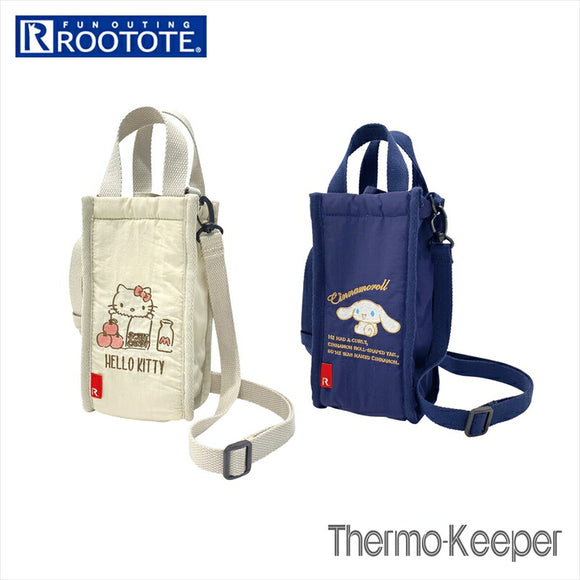 ルートート ミニ ショルダー ROOTOTE 8251 通販 小さい bottle ボトル ボトルホルダー ショルダー 肩掛け 斜めがけ 保冷 THERMO KEEPER サーモキーパー ボトルカバー ボトルケース