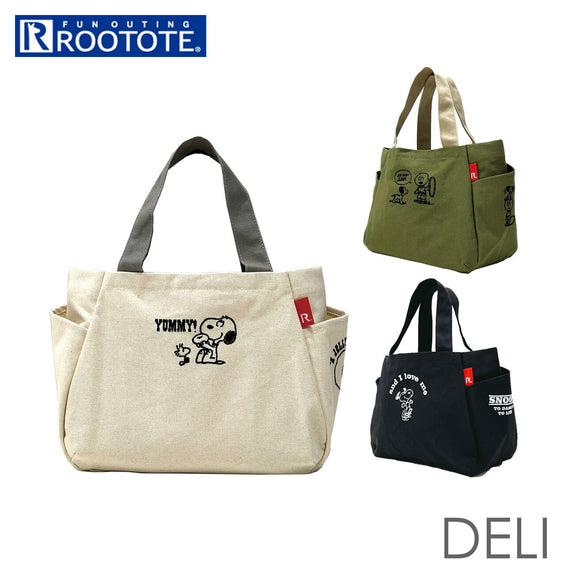 ルートート トートバッグ ROOTOTE 8258 通販 スヌーピー Peanuts トート レディース 小さめ キャンバス 自立 軽量 軽い ミニトート マチあり マチ広 ポケット 大きめ おでかけ サブバッグ