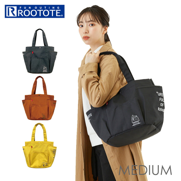 ルートート スヌーピー ROOTOTE 8263 通販 トートバッグ 大きめ MEDIUM ミディアム レディース 通勤 通学 マザーズバッグ 肩掛け 軽量 軽い 自立 洗える 洗濯機 ポケッツ おしゃれ