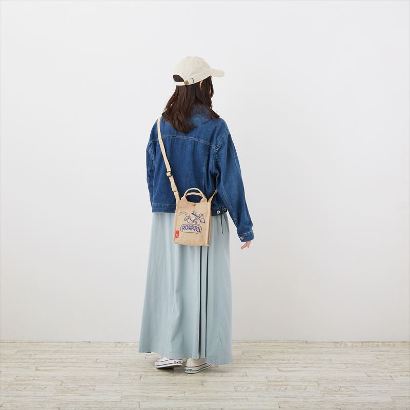 ルートート スヌーピー 8319 ROOTOTE 通販 ショルダーバッグ ショルダーバック 小さめ 斜めがけ 大人 かわいい 自立 裏 ラミネート 軽量 軽い ジュート IP. baby roo ベビールー PEANUTS