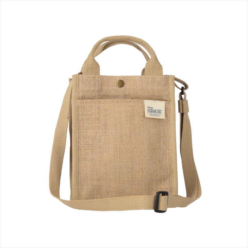 ルートート スヌーピー 8319 ROOTOTE 通販 ショルダーバッグ ショルダーバック 小さめ 斜めがけ 大人 かわいい 自立 裏 ラミネート 軽量 軽い ジュート IP. baby roo ベビールー PEANUTS