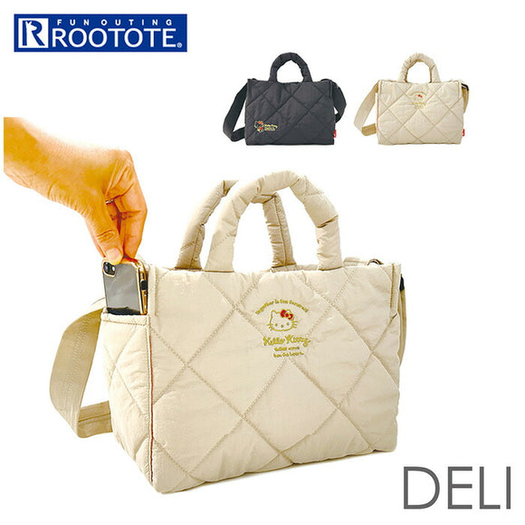 ルートート キティ ROOTOTE 8358 通販 トートバッグ ショルダーバッグ トートバック ショルダーバック 2way レディース かわいい おしゃれ 軽量 軽い キルティング キルト 通勤 通学 旅行