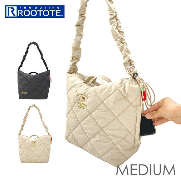 ルートート キティ ROOTOTE 8359 通販 トートバッグ ショルダーバッグ トートバック ショルダーバック 2way レディース かわいい おしゃれ 軽量 軽い キルティング キルト A4 MEDIUM