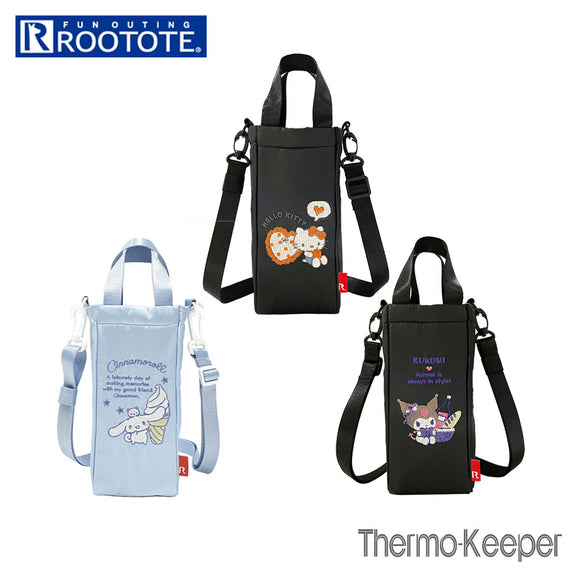 ルートート ボトルホルダー ROOTOTE 8363 通販 IP.TKボトル.サンリオキャラクターズB ボトルケース ショルダーバッグ 水筒 簡易 保冷 ショルダーバック キッズ 子供 子ども レディース