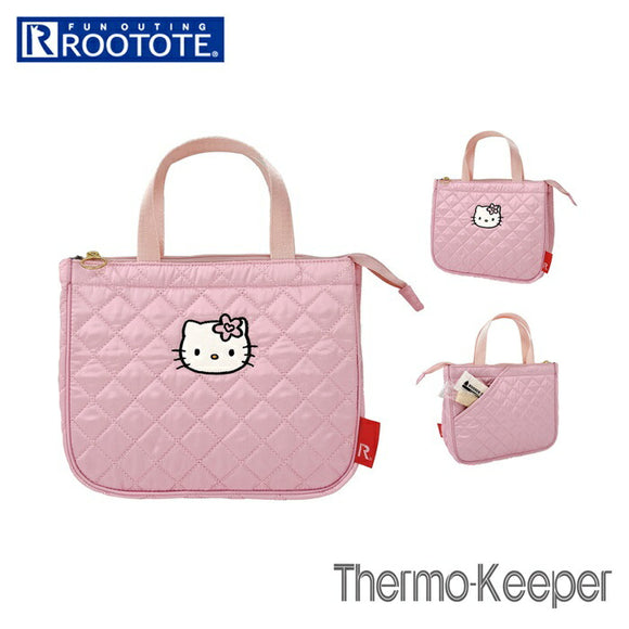 ルートート ランチバッグ rootote8377 通販 IP.TKデリ.ハローキティ-A お弁当バッグ 保冷ランチバッグ お弁当袋 トートバッグ 便利 オシャレ 外ポケット 内ポケット お洗濯 通勤 通学
