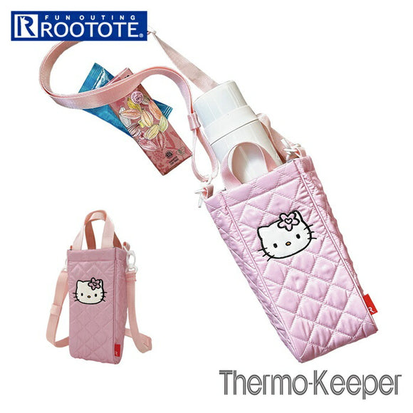 ルートート ボトル ホルダー rootote8378 通販 IP.TKボトル.ハローキティ-A ボトルカバー ペットボトル マグボトル ボトルケース 水筒ケース ショルダー 水筒カバー 水筒ショルダー
