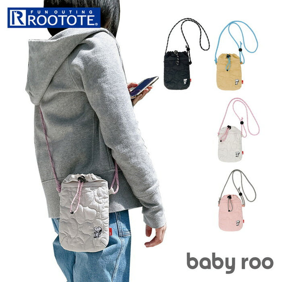 ROOTOTE ルートート スヌーピー 8405 通販 ショルダーバッグ ショルダーバック レディース キルティング 斜めがけ 小さめ ナイロン 軽量 軽い おしゃれ 大人 無地 可愛い baby roo Quilt