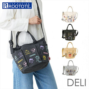 ルートート スヌーピー ROOTOTE 8421 通販 ショルダーバッグ 斜めがけバッグ トートバッグ トートバック バケツバッグ SNOOPY DELI デリ レディース 小さめ 軽量 軽い 大人 かわいい