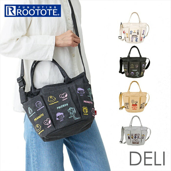 ルートート スヌーピー ROOTOTE 8421 通販 ショルダーバッグ 斜めがけバッグ トートバッグ トートバック バケツバッグ SNOOPY DELI デリ レディース 小さめ 軽量 軽い 大人 かわいい