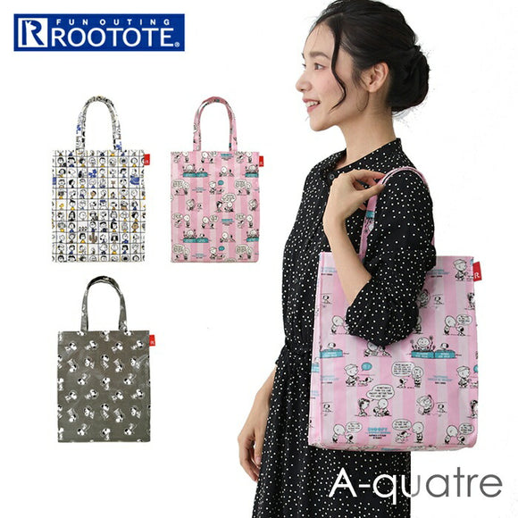ルートート スヌーピー ROOTOTE 8430 通販 トートバッグ トートバック レッスンバッグ A4 通勤 通学 手提げバッグ 大きめ レディース キャラクター ラミネート A-quatre アーキャトル