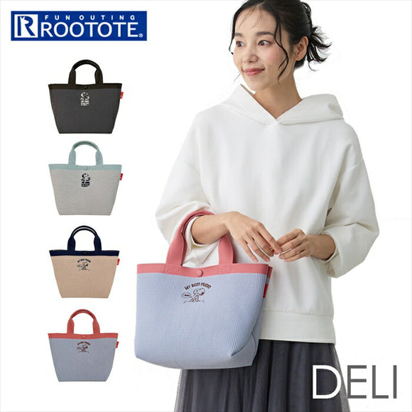ルートート スヌーピー ROOTOTE 8435 通販 トートバッグ トートバック 手提げバッグ 普段使い バッグ 手提げ袋 布 レディース 小さめ DELI デリ R-full ルフル SNOOPY 大人 かわいい