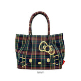 ROOTOTE ルートート トートバッグ 8463 通販 トートバック 肩掛けバッグ 横型 軽量 軽い 通勤 サブバッグ DELI デリ キャラクター サンリオ キティちゃん Hello Kitty フェイス チェック