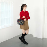ルートート ROOTOTE ショルダーバッグ 8464 通販 斜めがけバッグ 2way トートバッグ 軽量 軽い 旅行 babyroo キャラクター サンリオ キティちゃん Hello Kitty フェイス チェック