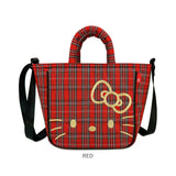 ルートート ROOTOTE ショルダーバッグ 8464 通販 斜めがけバッグ 2way トートバッグ 軽量 軽い 旅行 babyroo キャラクター サンリオ キティちゃん Hello Kitty フェイス チェック