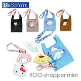 ルートート ROOTOTE ショルダーバッグ 8465 通販 ショルダーバック 斜めがけ エコバッグ 小さめ 折りたたみ コンパクト ROO-shopper mid ルーショッパーミッド キャラクター サンリオ