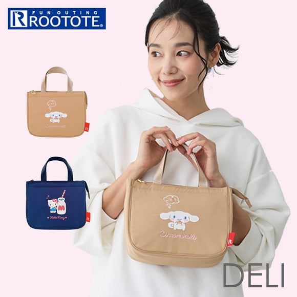 ルートート サンリオ ROOTOTE 8485 通販 ランチバッグ 保冷 ランチトートバッグ お弁当袋 保冷バッグ 保冷バック トートバッグ ファスナー お弁当 小さめ sanrio 洗える DELI デリ